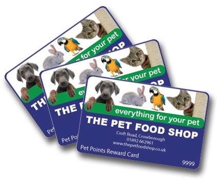 Pet food and store accessories