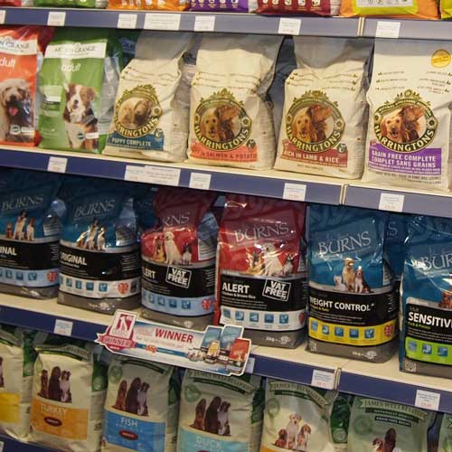 Pet food outlet stores